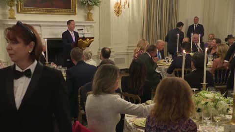 President Trump Participates in a Kennedy Center Board Dinner
