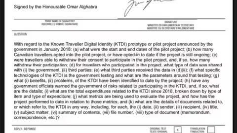 🇨🇦 The Canadian government has a $105million contract with the WEF for a Digital ID program.