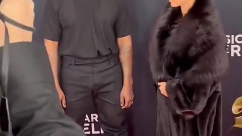 Kanye “Ye” West’s Wife Shocks Onlookers, Shows Up to Grammys Red Carpet Completely Nude (VIDEO)