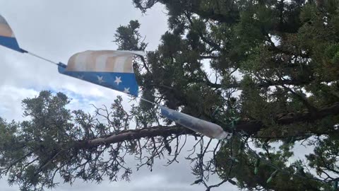 "Clouds", not real ones, blocking the white sun(blue hue) and the yellow sun