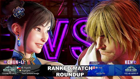 Kuya Kalbo SF6 Ranked Roundup. Chun Li Master Rank [Hori Fight Stick]
