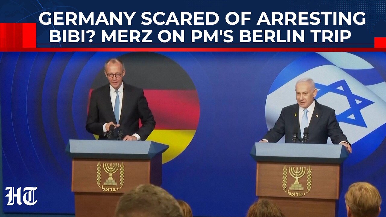 Merz Scared Of Arresting Netanyahu? German Chancellor Avoids Discussion On Israeli PM's Berlin Trip