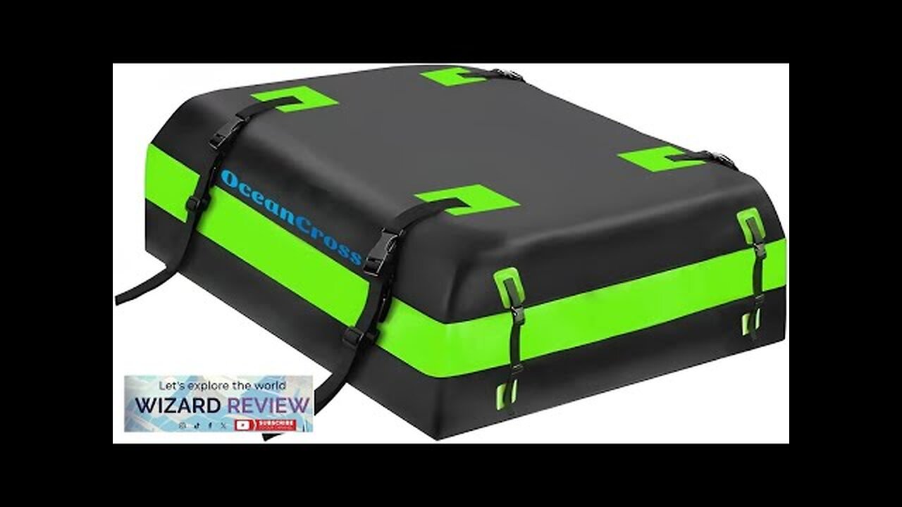 Car Rooftop Cargo Carrier Bag Green Rooftop top Cargo Carrier Bag 15 Review