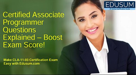 Certified Associate Programmer Questions Explained – Boost Exam Score!