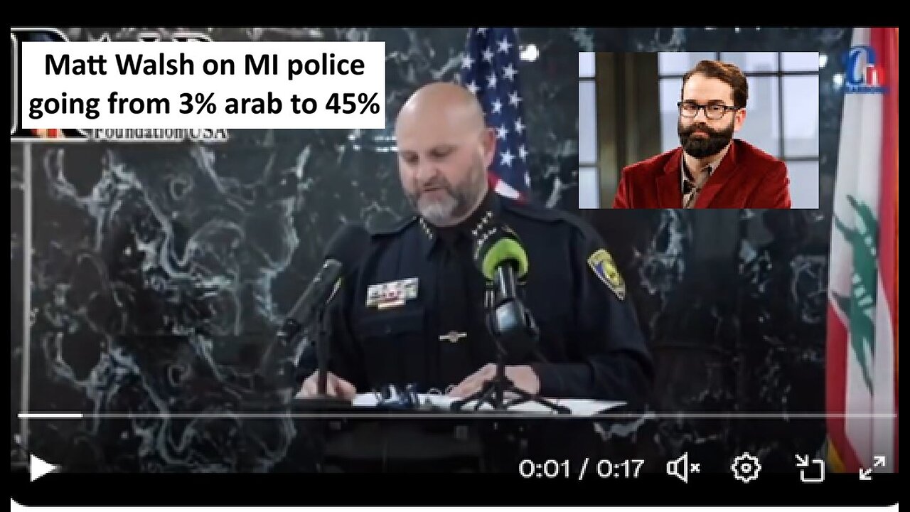 Matt Walsh vs MI arab police changes