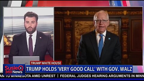 TRUMP HOLDS VERY GOOD CALL WITH GOV WALZ