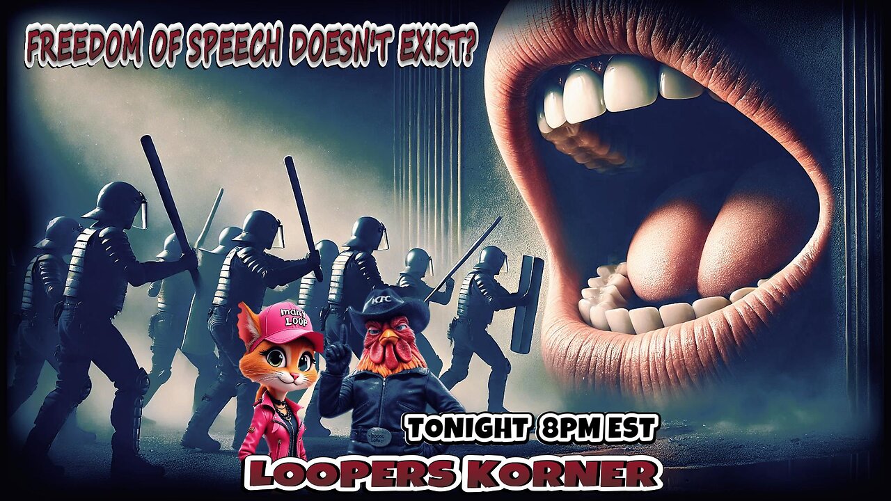 FREEDOM OF SPEECH DOESN'T EXIST?