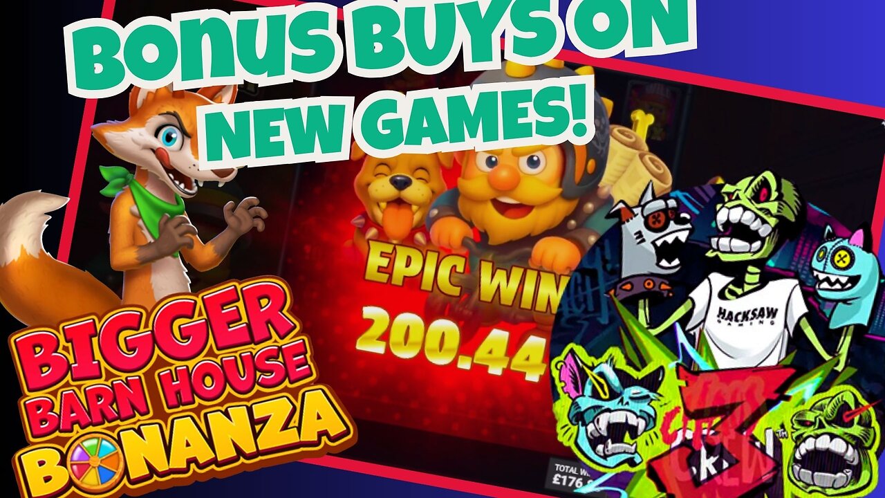 New video!! Bonus Buys on New Games only!