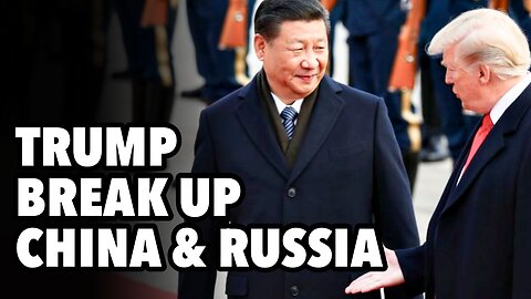China-US trade talks. Trump aims to move China away from Russia