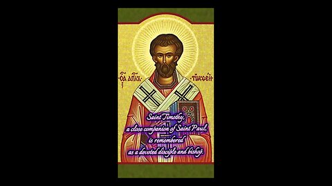 Saint Timothy the Apostle – The Faithful Disciple