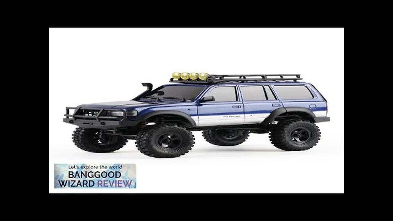 FMS FCX18 RTR 1/18 2.4G 4WD RC Car for TOYOTA Land Cruiser Review