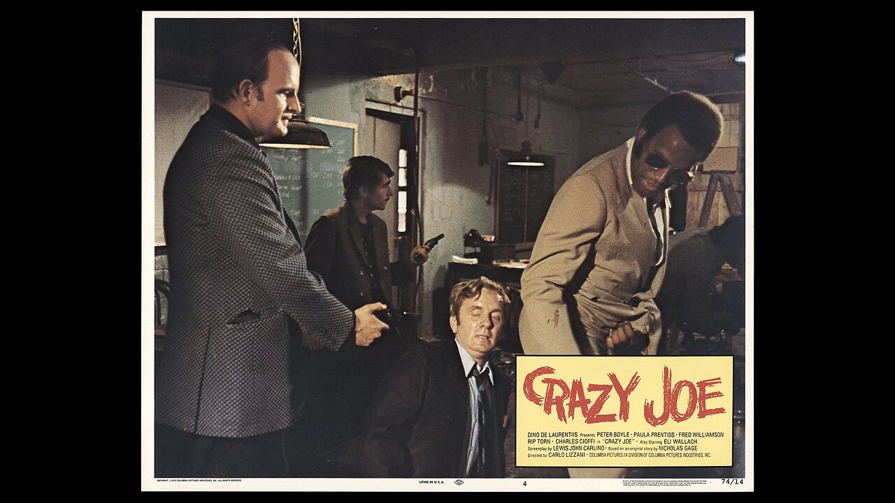 Crazy Joe ( Full Movie ) 1974