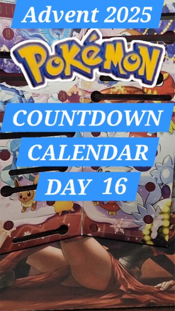 Advent Day 16 Pokémon Countdown Calendar