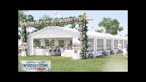 PEAKTOP OUTDOOR 20'X40' Party Tent Heavy Duty Wedding Tent Outdoor Gazebo Event Review