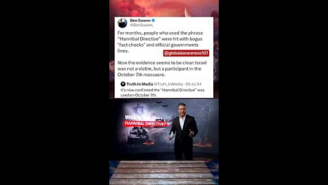 Israel killed most of the 1200 Israelis on October 7th not Hamas using Hannibal Directive.