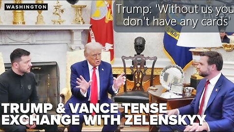 Trump, Vance Lit Actor Dictator Zelenskyy UP, Kick Him Out of White House! Mamma Mía!