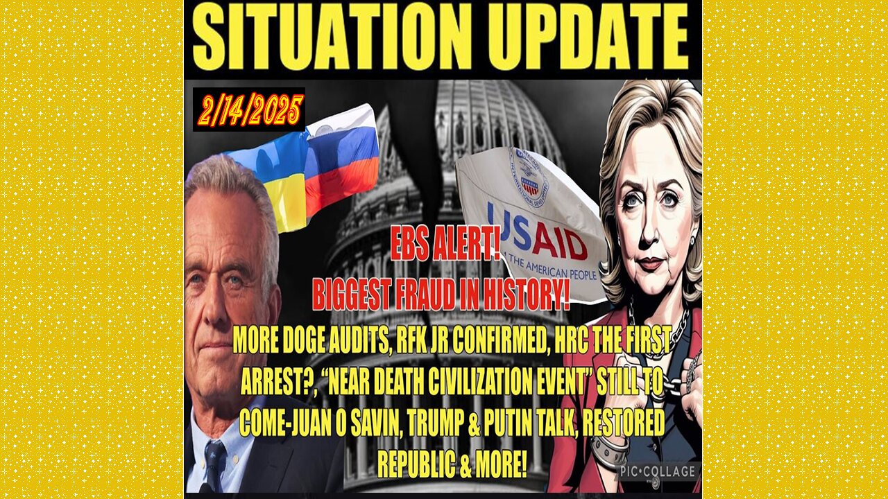 SG Anon. Juan O Savin ~ Situation Update 2/14/25 ~ Restored Republic > Judy Byington- Q+ White Hats