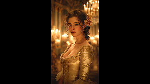 Disney Princess in Royal Gown Dress | AI Generated