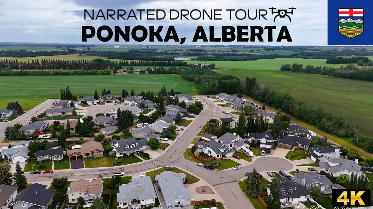 🏞️ Ponoka, Alberta 🚁 4K Drone
