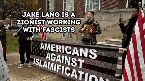Attack on Dearborn - Jake Lang, Zionist, Rallies With Christian Nationalists