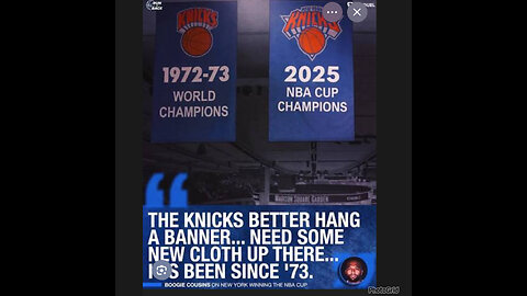 AASC #25. Perk's thoughts on NY not hanging an NBA Cup banner at MSG