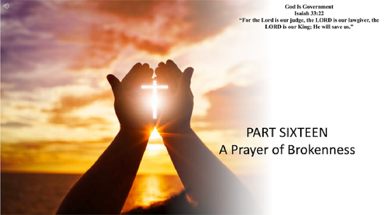 A Prayer of Brokenness