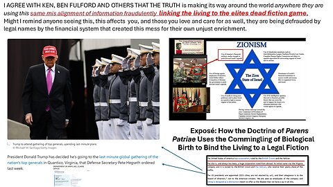 The HIDEN GOAL OF THE USA INC SYS IS TO STRIP YOU OF YOUR INHERENT STATUS AS A LIVING MAN/WOMAN