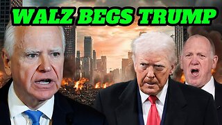 Walz SURRENDERS To Trump, BEGS Him To Stop The Invasion