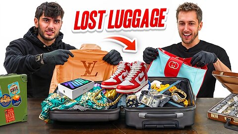 WE OPENED PEOPLE'S LOST LUGGAGE AND FOUND...