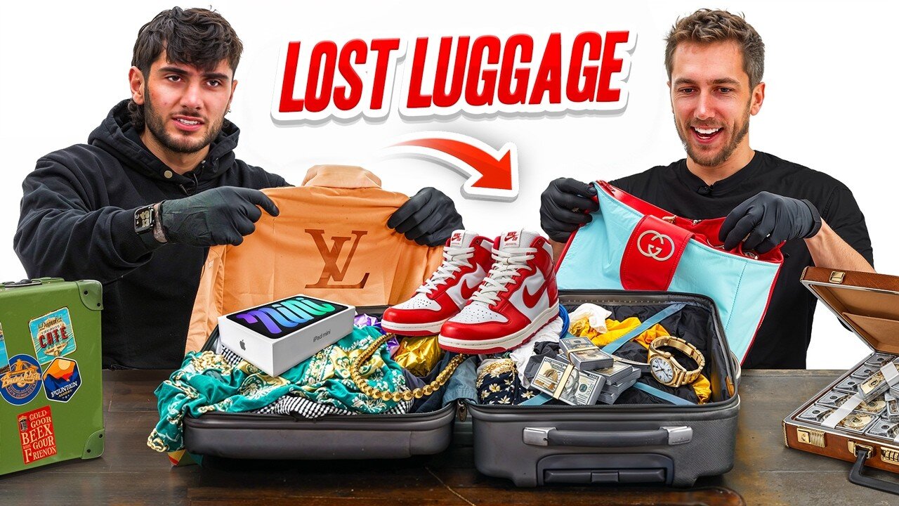 WE OPENED PEOPLE'S LOST LUGGAGE AND FOUND...