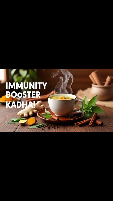 Immunity Booster Kadha☕️ #healthy #drinks #homemade