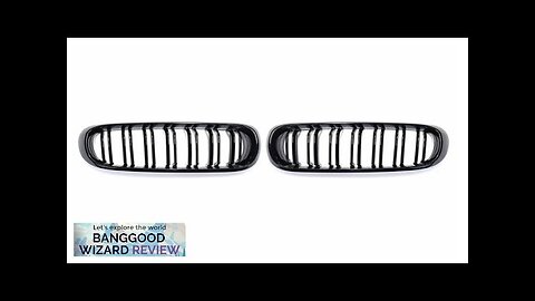 Gloss Black Front Sport Grill Grille Double Line For BMW F15/F16 X5 Review