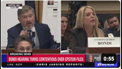 AG Pam Bondi: "Did you talk about Epstein at all the last four years?"