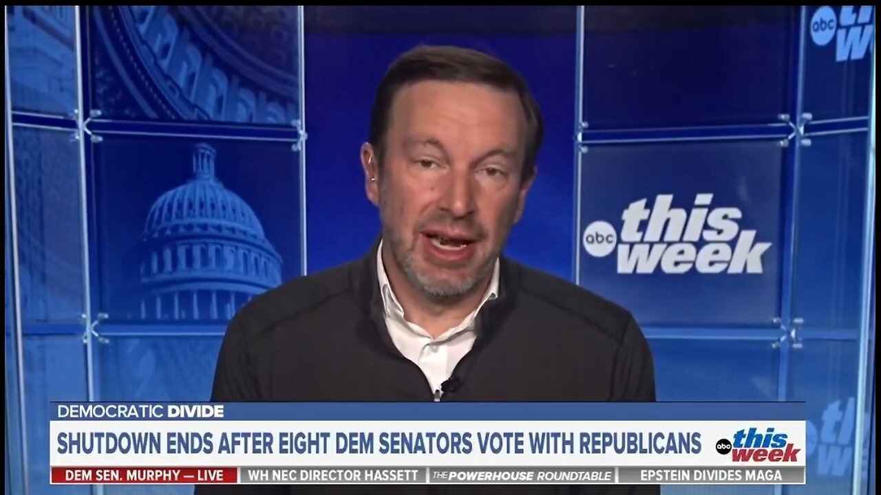 Sen Chris Murphy: It Was A Mistake To Reopen The Government and Give Up Our Advantage