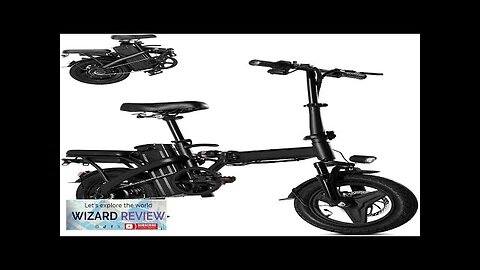 Electric Bike for Adults Ebike14" Folding Electric Bike 350W 36V 12Ah Built-in Review