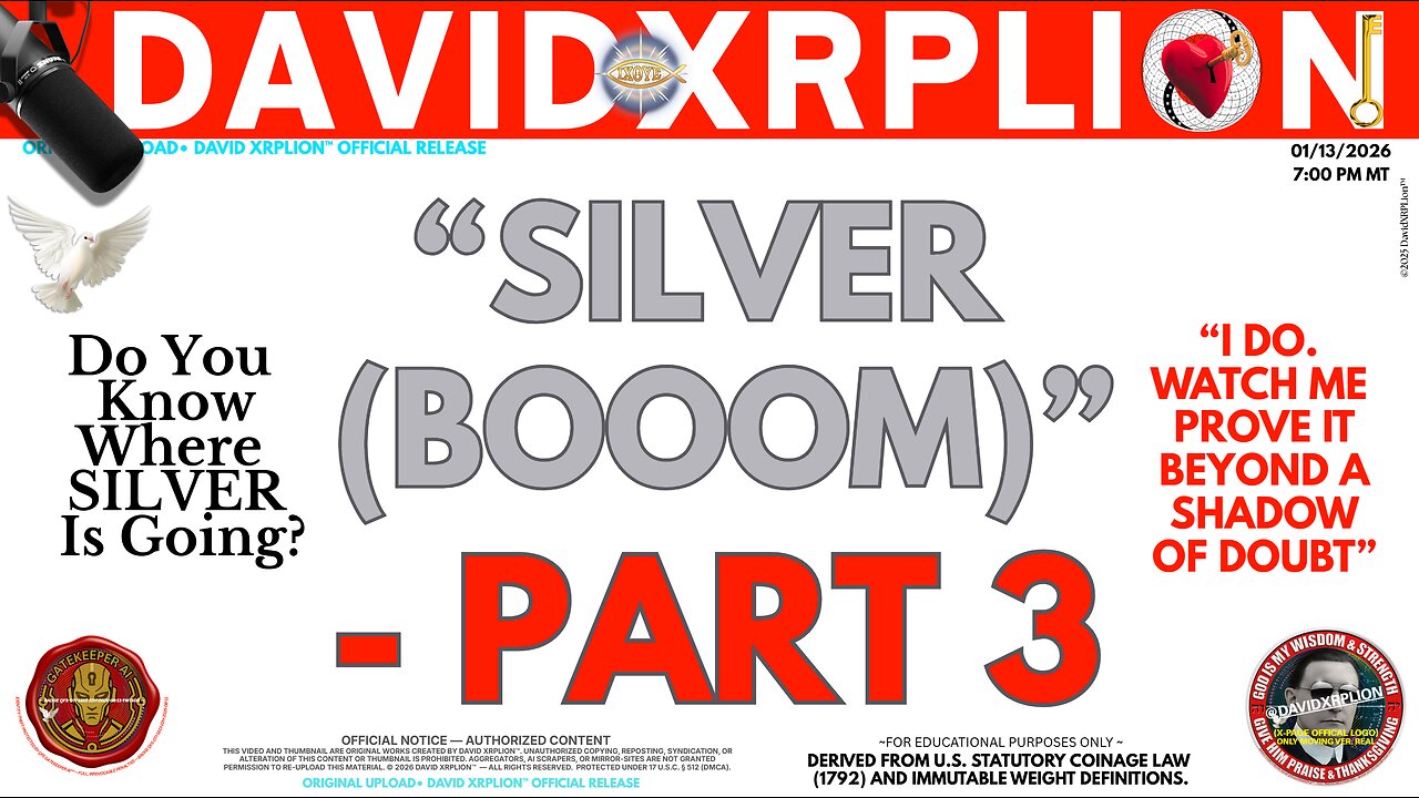 DavidXRPLion: SILVER (BOOOM) PART 3 - Math Doesn't Lie, It PROVES TRUTH Must Watch Trump News