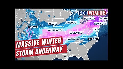 Historic Winter Storm Blasts Plains, 245m Across 40 States Brace For Major Disruptions