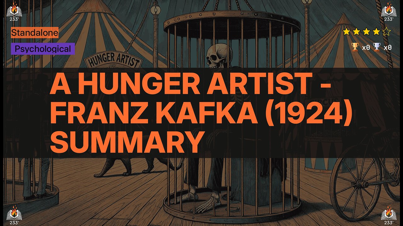 A Hunger Artist - Franz Kafka (1924) Summary