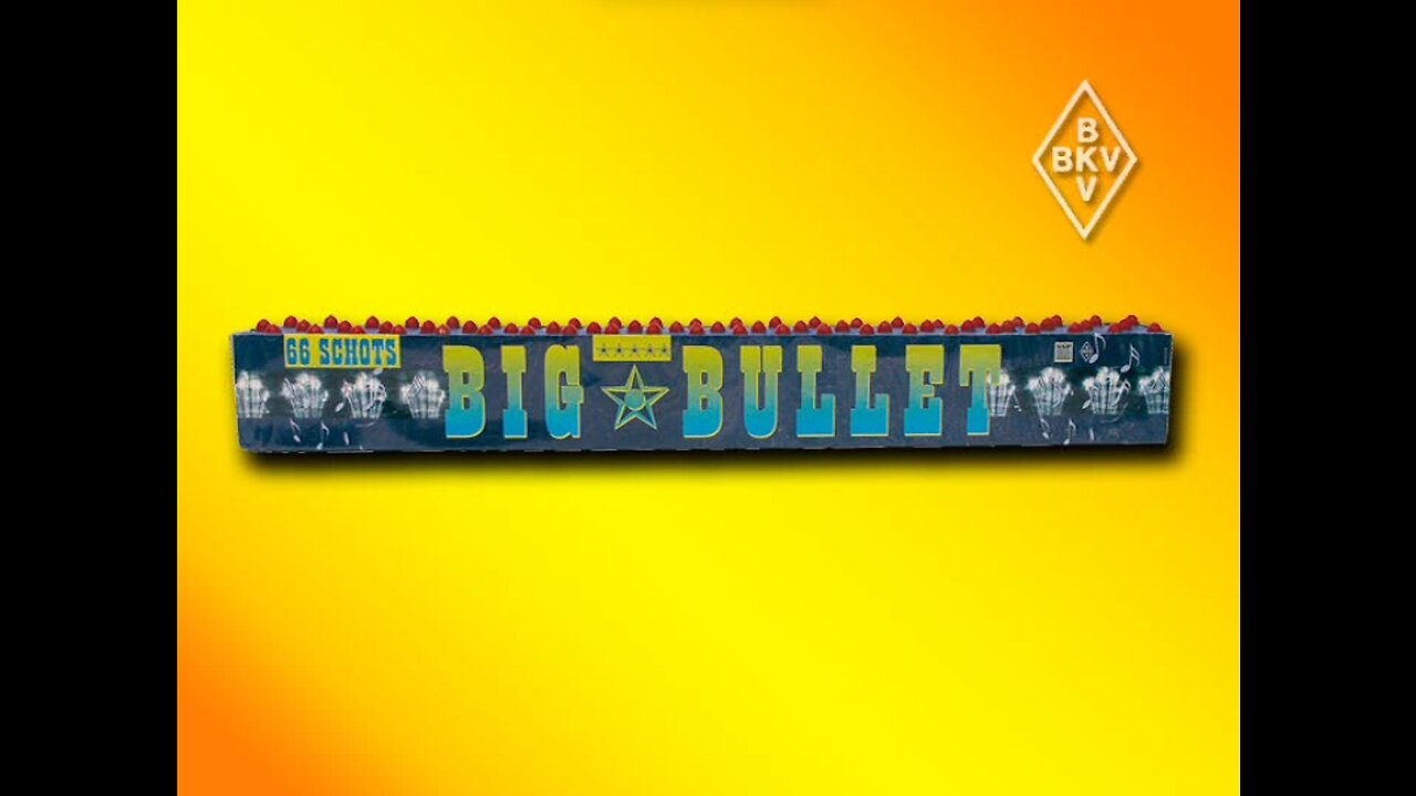 BKV Big Bullet - 66 Shots Vuurwerk Fluit Cake