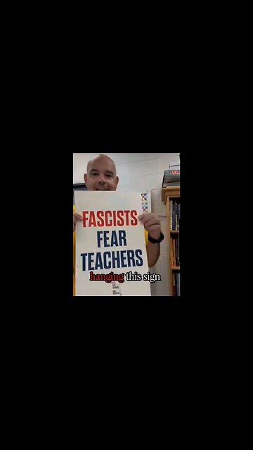 Anthony Nicodemo Wearing Trans Flag At School Hyping Randi Weingarten's Book Calling GOP "Fascists"