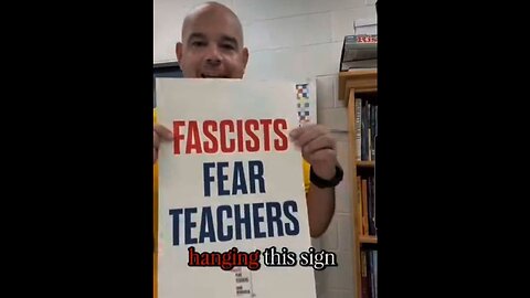 Anthony Nicodemo Wearing Trans Flag At School Hyping Randi Weingarten's Book Calling GOP "Fascists"