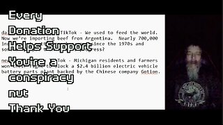 America used to feed the World Now We have to Import, Michigan Chinese owned battery company blocked