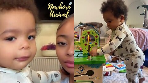 Skai Jackson's Son Kasai Is Now Standing On His Own! 🚶🏾‍♂️