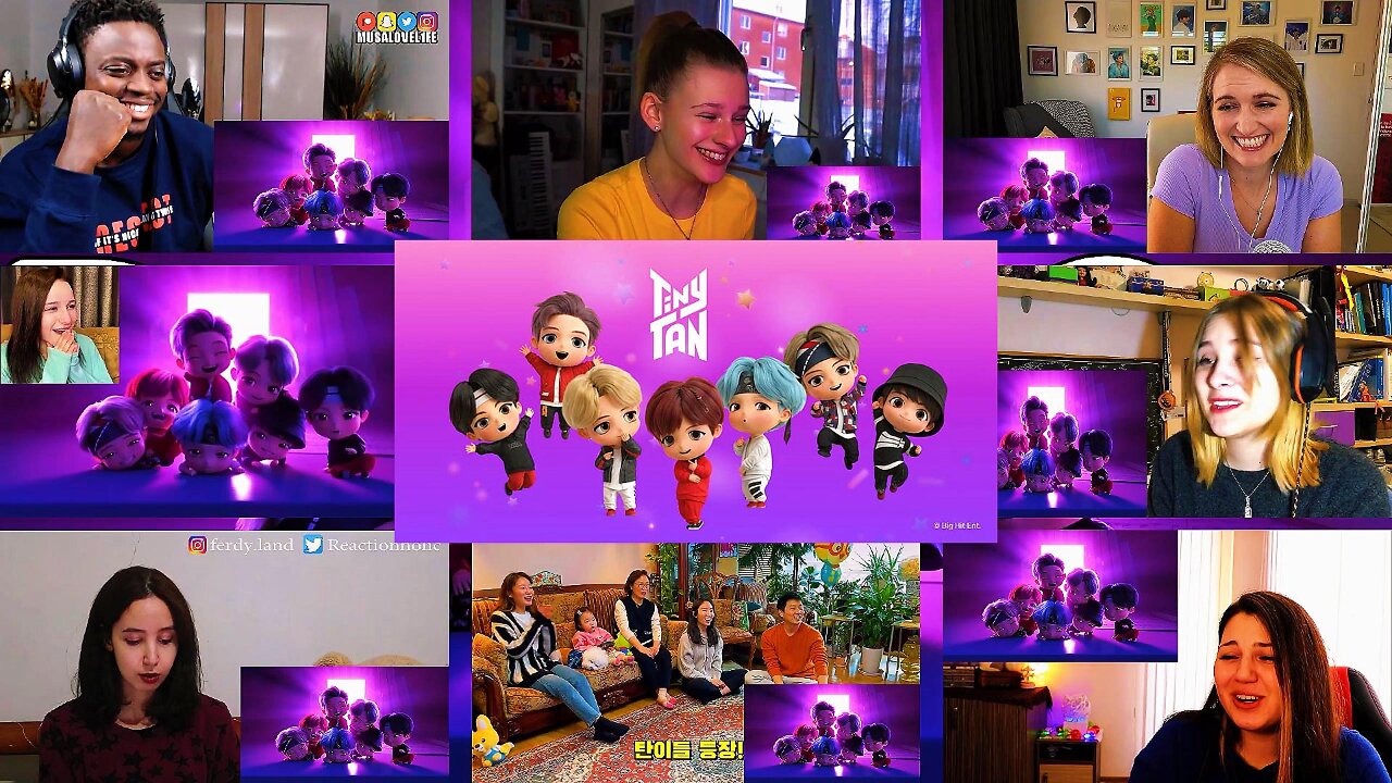 🎥 [TinyTAN | ANIMATION] - Dream ON Reaction Mashup | Heartwarming & Inspiring! 💜✨