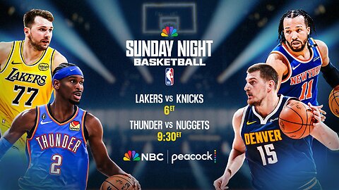 Dinner & Sunday Night Basketball: Lakers @ Knicks LIVE Reaction & Commentary #nba #lakers #knicks