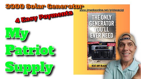 #Review 3300 Solar Generator SPECIAL REDUCED PRICE