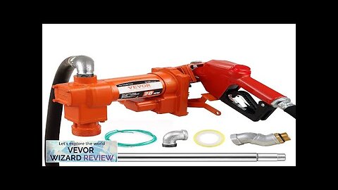 VEVOR Fuel Transfer Pump 12V DC 20 GPM 1/4 HP Gasoline Extractor Review