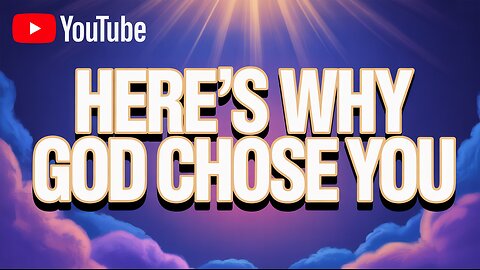 🎯 HERE'S WHY GOD CHOSE YOU (And What To Do Next) 🙏 #ChosenByGod #DivinePurpose #Jesus #God #Faith