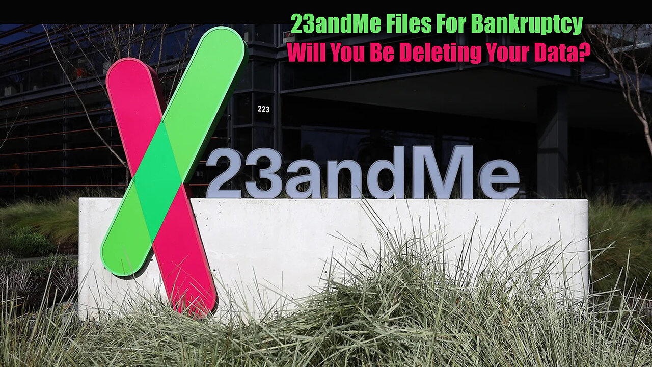 The Friday Vlog 23andME Files For Bankruptcy Will You Delete Your DNA Data?