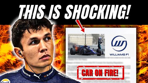Alex Albon’s Williams F1 ERUPTS in Flames During Singapore GP Practice F1 Breaking News